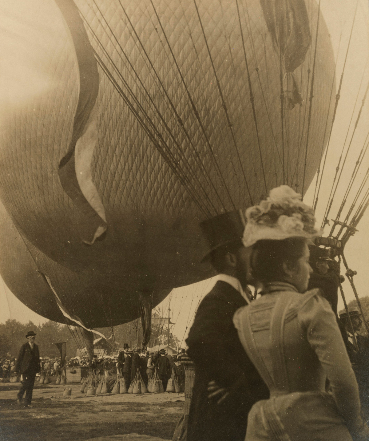 Ballooning at the Paris Olympics, 1900. National Air & Space Museum, Smithsonian Institution. Public Domain. Ballooning at the Paris Olympics, 1900. National Air & Space Museum, Smithsonian Institution. Public Domain.