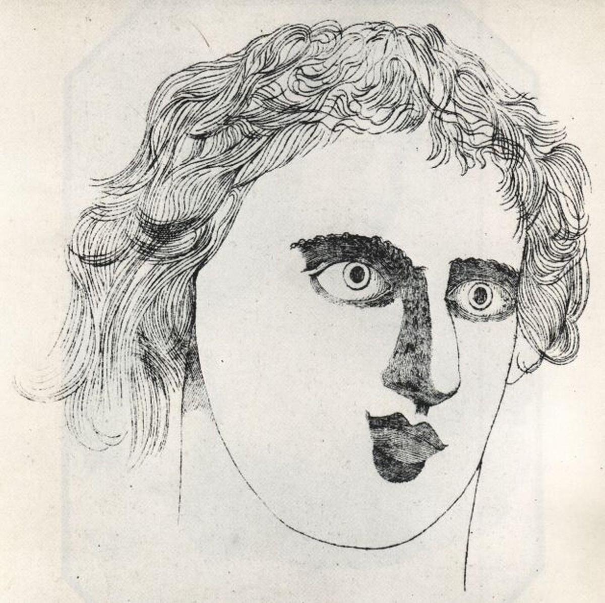 A possible self-portrait by Caspar Hauser, c.1830. Shim Harno/Alamy Stock Photo. A possible self-portrait by Caspar Hauser, c.1830. Shim Harno/Alamy Stock Photo.
