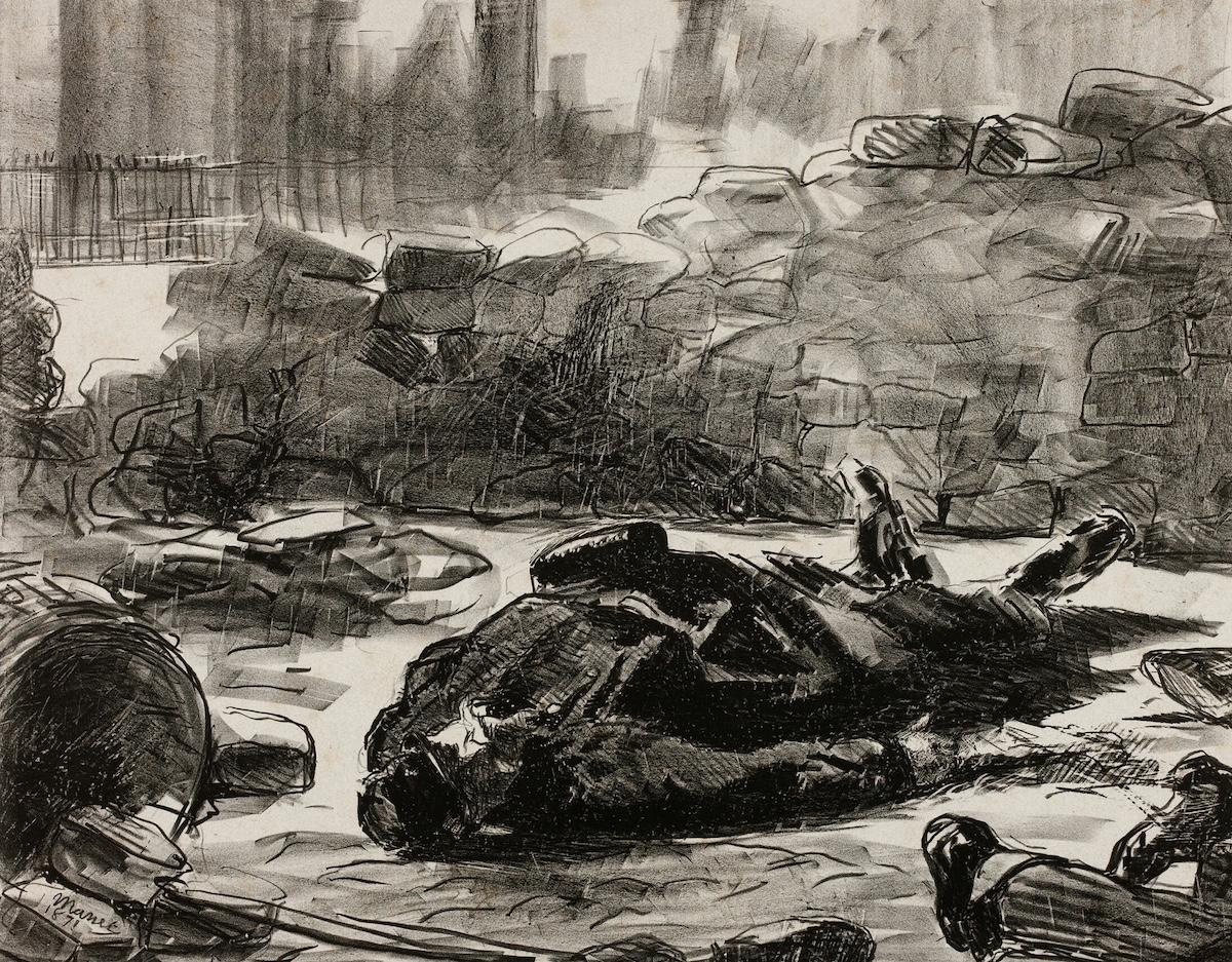 ‘Civil War’, by Édouard Manet, depicting the aftermath of the Paris Commune, c. 1871-73. Art Institute of Chicago. Public Domain. ‘Civil War’, by Édouard Manet, depicting the aftermath of the Paris Commune, c. 1871-73. Art Institute of Chicago. Public Domain.