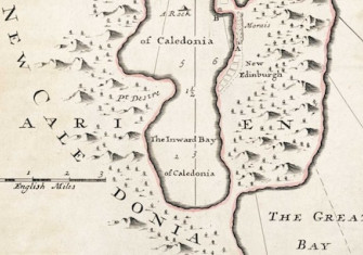 Map of Darien by Herman Moll (detail), engraved c.1730 © National Library of Scotland.