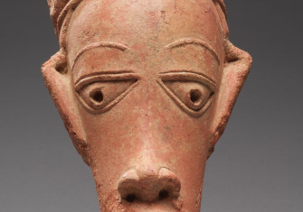 A Nok-style terracotta head, c. AD 20-620. The Cleveland Museum of Art. Andrew R. and Martha Holden Jennings Fund. Public Domain.