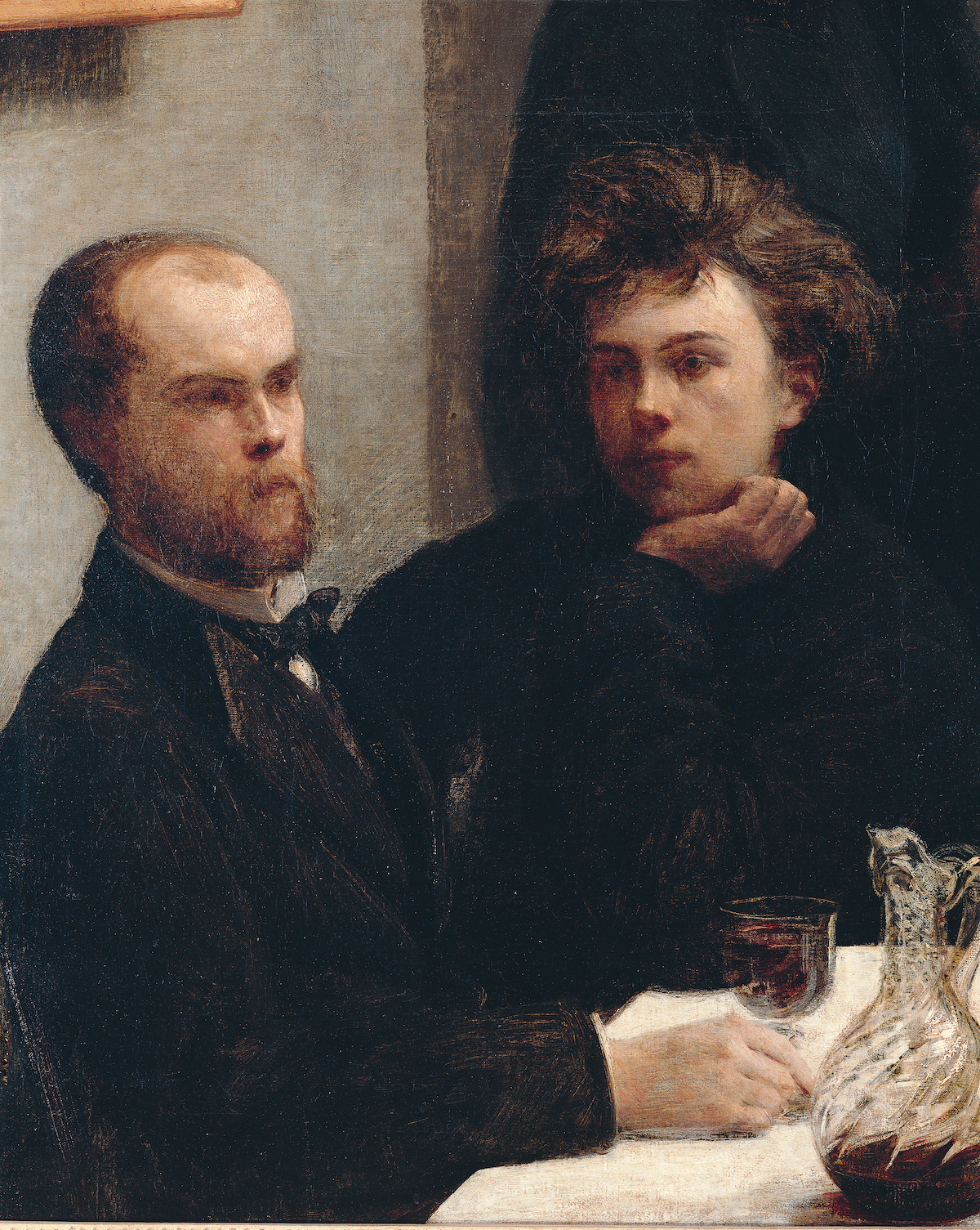 Paul Verlaine and Arthur Rimbaud, by Henri Fantin-Latour, 1872. Mondadori Portfolio/Getty Images. Paul Verlaine and Arthur Rimbaud, by Henri Fantin-Latour, 1872. Mondadori Portfolio/Getty Images.