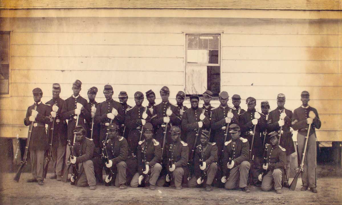 107th Regiment, US Colored Troops, 1865. Alexander Gardner/New York Public Library. 107th Regiment, US Colored Troops, 1865. Alexander Gardner/New York Public Library.