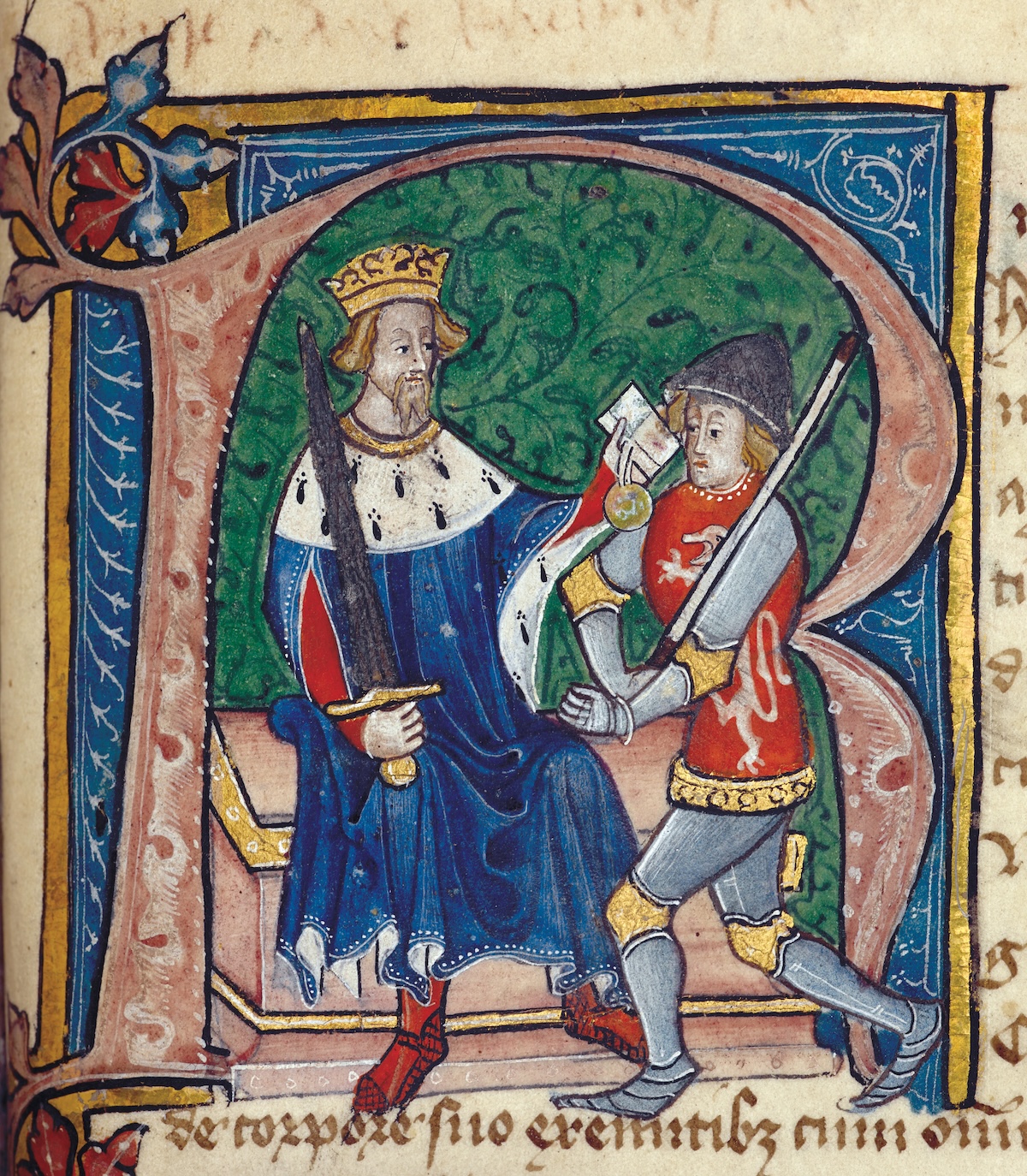 Richard II and Thomas Mowbray, from Jean Froissart’s Chronicles, 15th century. British Library/Bridgeman Images. Richard II and Thomas Mowbray, from Jean Froissart’s Chronicles, 15th century. British Library/Bridgeman Images.