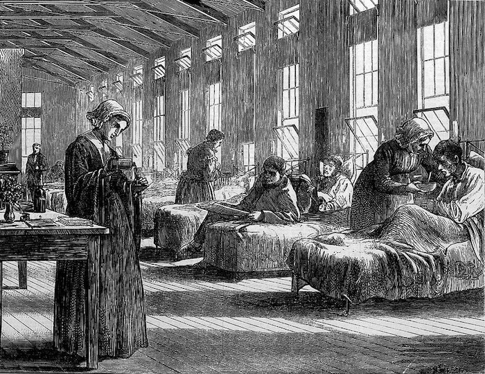 Hampstead Smallpox Hospital, London, late 19th century. Wellcome Collection. Public Domain.